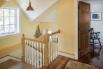 Second floor hallway leading to the master bedroom.